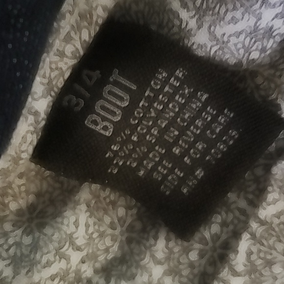 NWOT Twentyone Black by Rue 21 Bling Boot Cut Jeans Size 3/4 - Picture 7 of 13